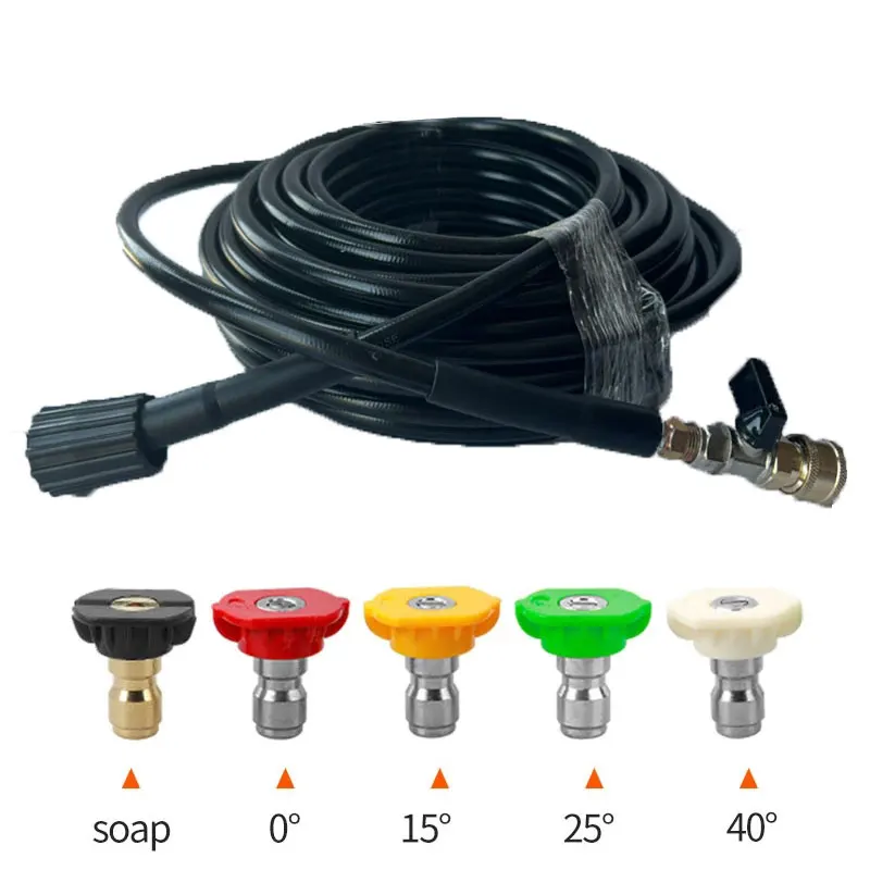 Pressure Washer Foam Gun - 15 m/50 Fuß Hochdruckreiniger-Schlauch, Maschinengewehr, Schneeschaumlanze