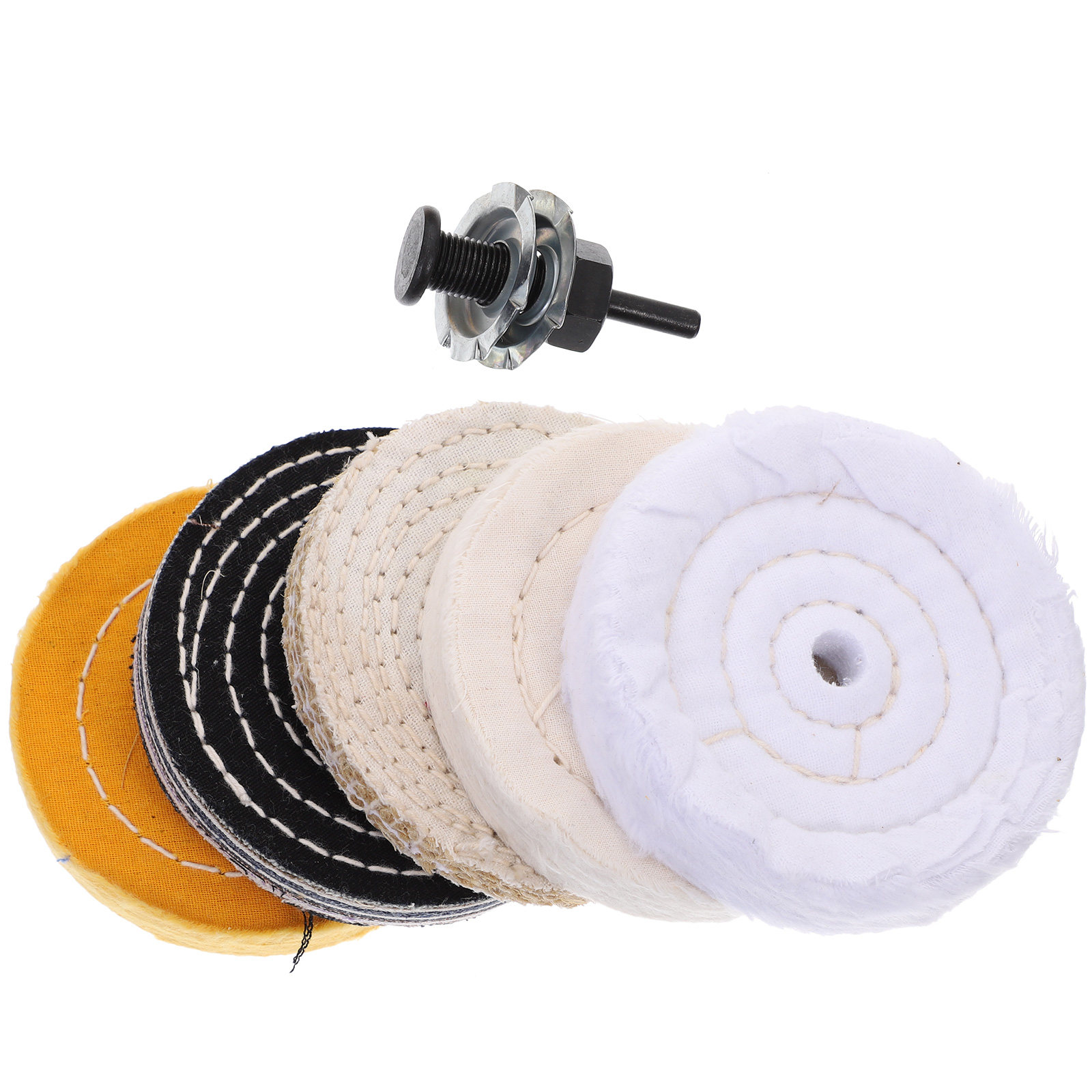 Polish Pad Set Buffer - 1 Set Polierscheiben-Set für Bohrmaschine, Premium