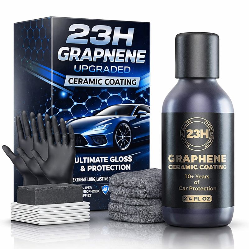 Car Wax Ceramic Coating - Graphen-Nano-Keramikbeschichtungsspray für Autos, Hydrophobes Autokarosserie-Glanzschutzmittel, Kristallbeschichtung,